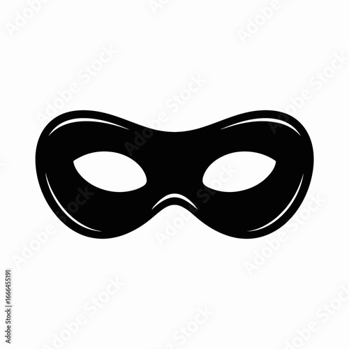 black carnival mask