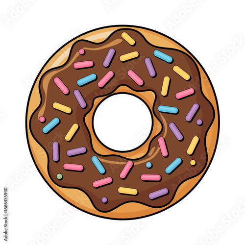 donut isolated on white