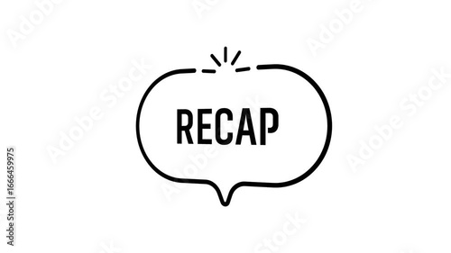recap sign	