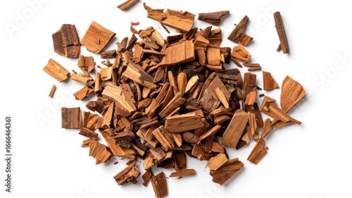 Wallpaper Mural Dried wood chips, light brown, scattered Torontodigital.ca