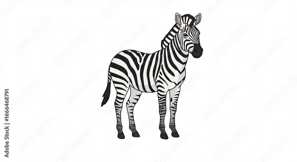Obraz premium zebra vector illustration
