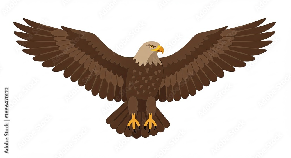 Obraz premium eagle in flight