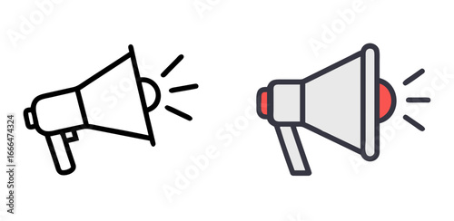 Megaphone Announcement Loudspeaker Marketing Promotion Communication Icon