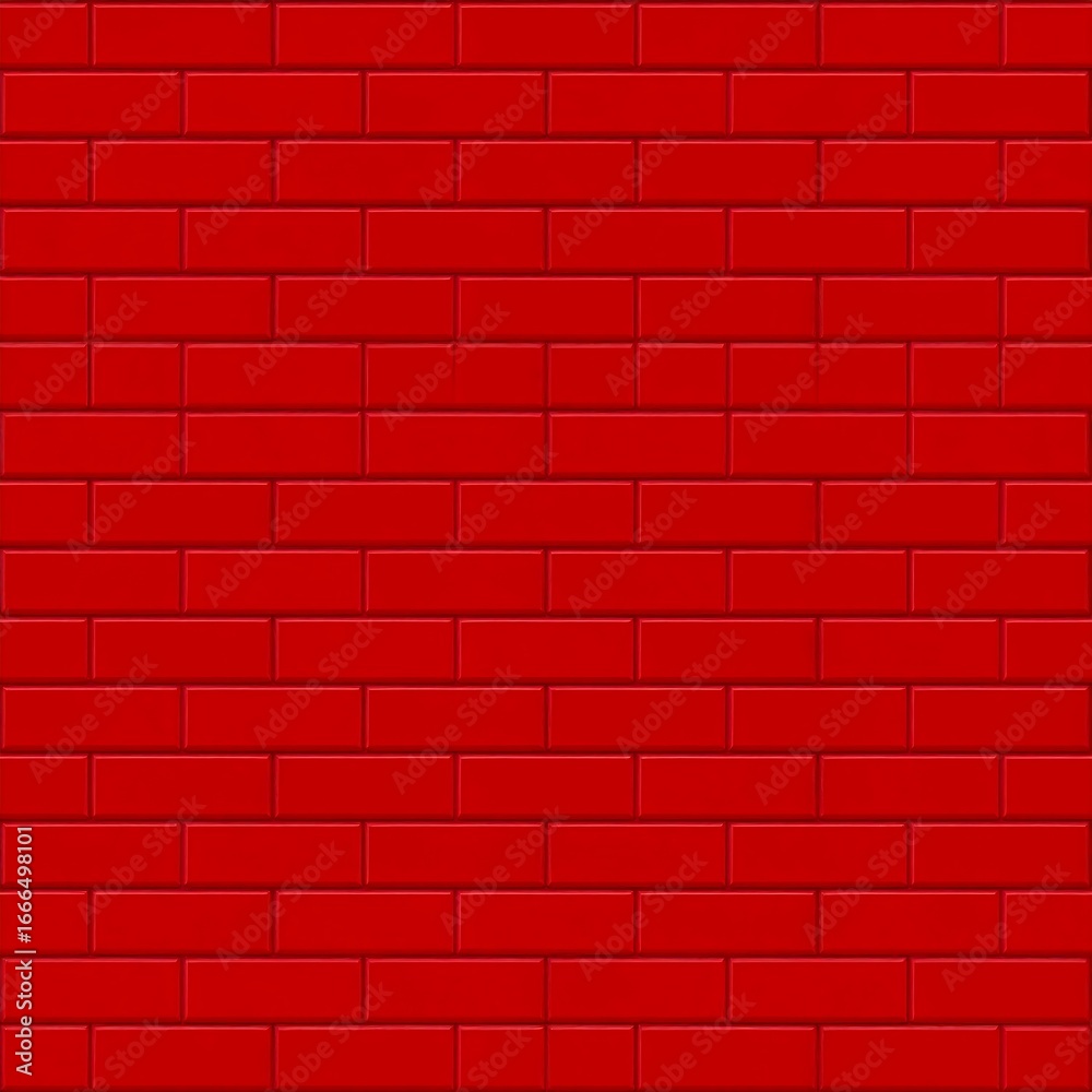 Fototapeta premium Red brick wall pattern (1)