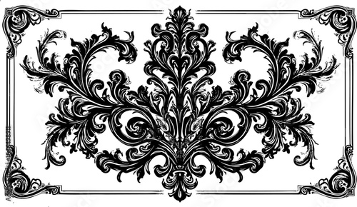 Retro Decorative Swirl Divider Set