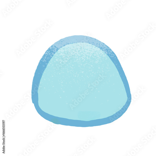 japanese food illustration kawaii cartoon mochi