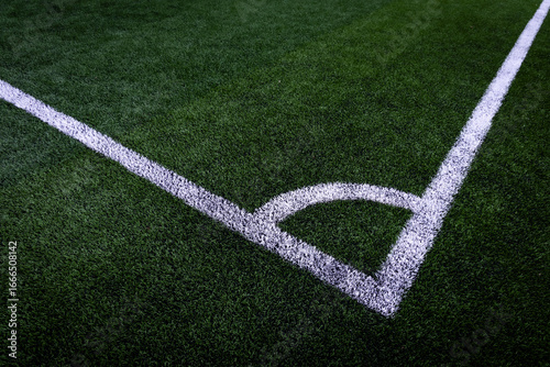 corner of a football field