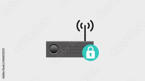 WiFi Security Animated in 4K