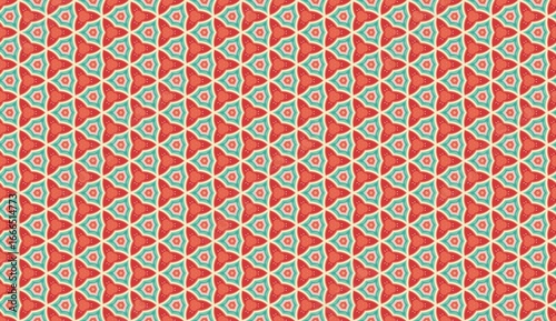 Retro Revival Mid-Century Mod geometric seamless pattern