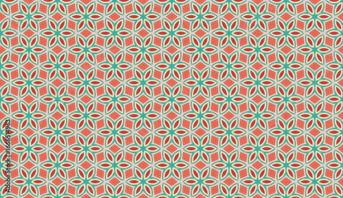 Retro Revival Mid-Century Mod geometric seamless pattern