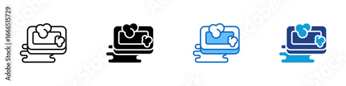 Sink Wash Multi Style Icon Vector Design - sink with water and soap bubbles, symbolizing handwashing or hygiene routine
