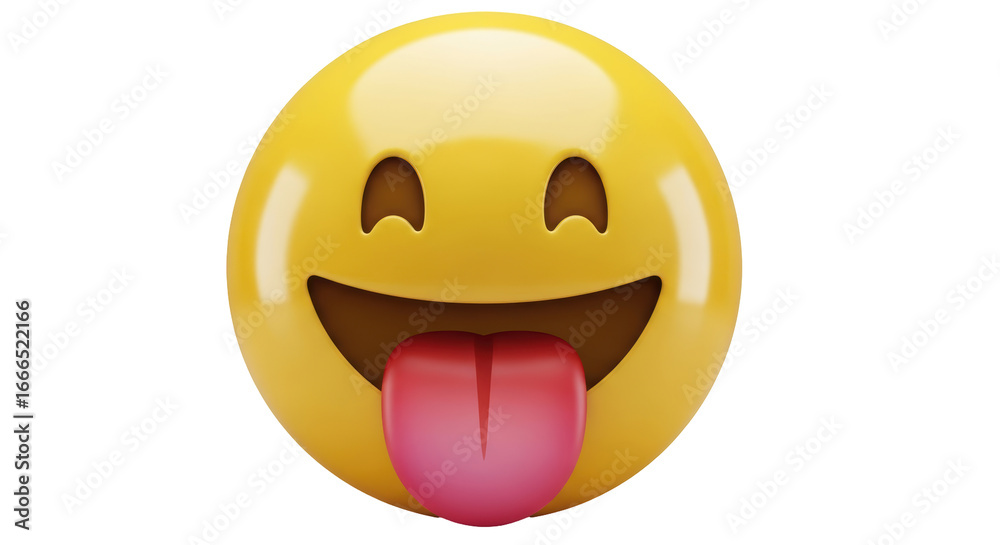 Fototapeta premium Isolated emoji face
