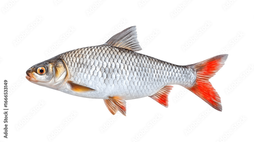 Fototapeta premium A freshwater fish known for its distinctive appearance and habitat 