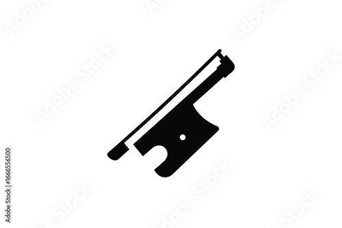 A black silhouette of a hand saw with a curved blade and handle