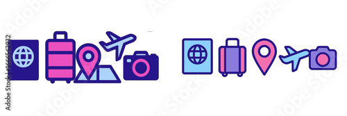 Travel essentials collection for planning memorable adventures