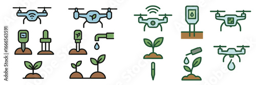 Modern agriculture tools for precision farming with drones and sensors