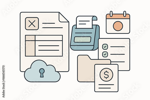 Document management system for efficient office organization
