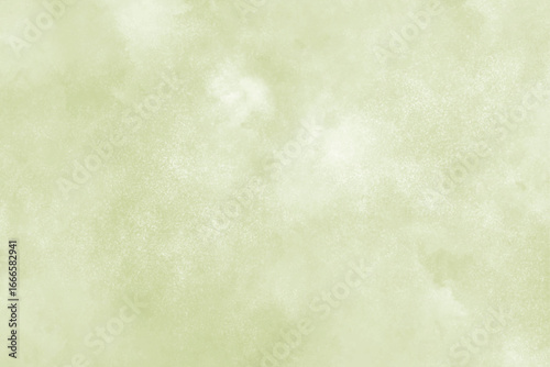 Blurry green paint background. Abstract light green watercolor background. Brush stroked painting. Watercolor paper texture backdrop with splashes.	