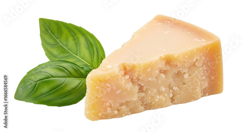 Quadro su tela Isolated Parmesan Cheese