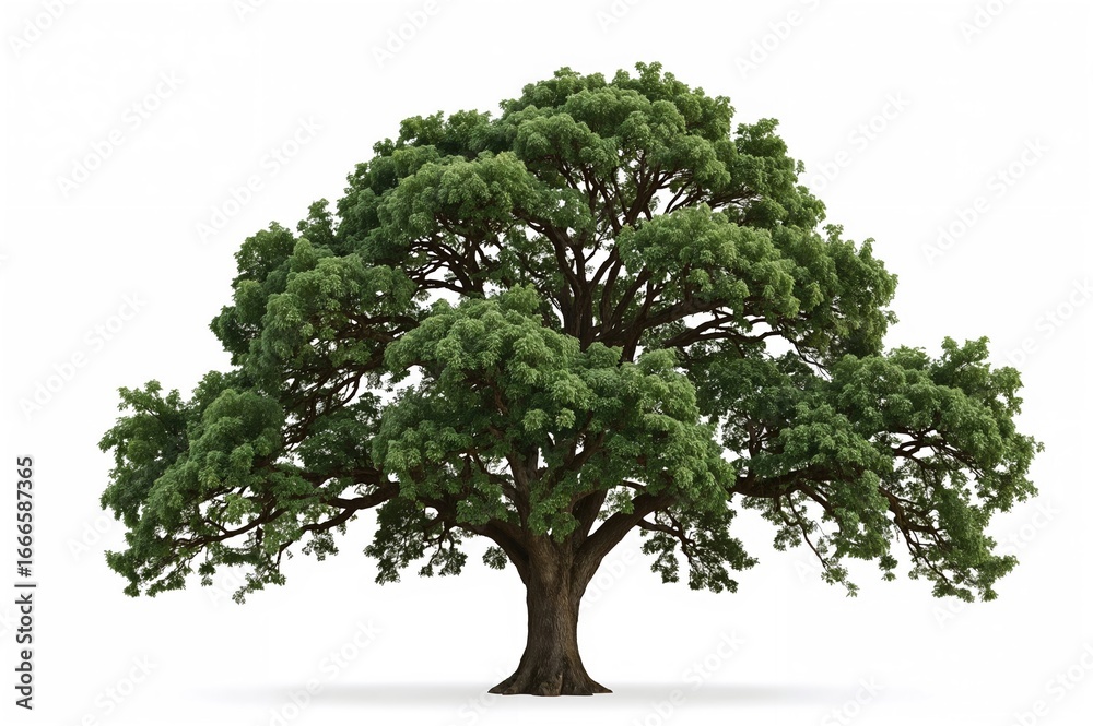 Obraz premium Lush tree standing alone