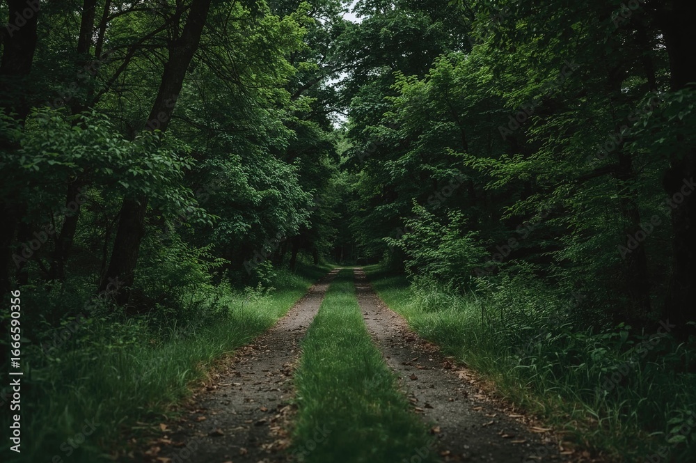 Fototapeta premium Lush and deep tones. Soft and overlooked.