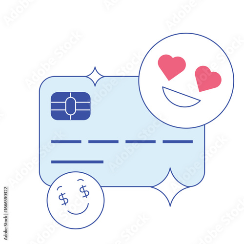 Banking icon Credit card Grace period for all purchases