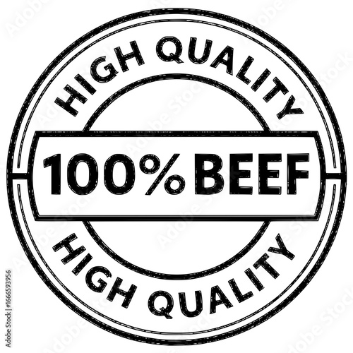 High quality 100% beef stamp, perfect for branding and labeling, premium meat product