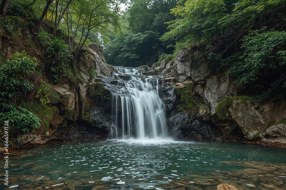 Obraz premium Generic natural landscape created using advanced AI diffusion methods