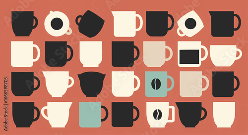 Coffee Cups Collection A Variety of Styles and Designs