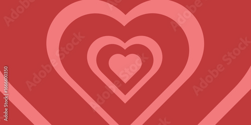 creative vertical background of Happy
Valentines day greeting card heart shaped
Vector illustration. Rainbow romantic
pattern. red pastel colors