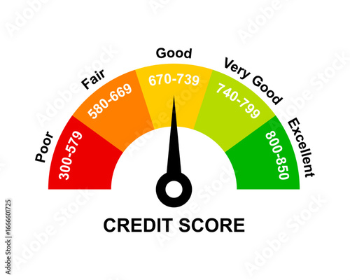 Good credit score ranges icon