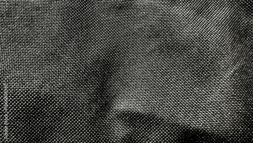 Canvas Print dark woven black fabric texture close up with subtle sheen ideal for modern back