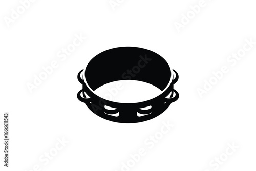 A black and white illustration of a samurai mask with handles on the side silhouette