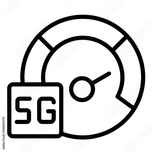 Speed  Icon Element For Design