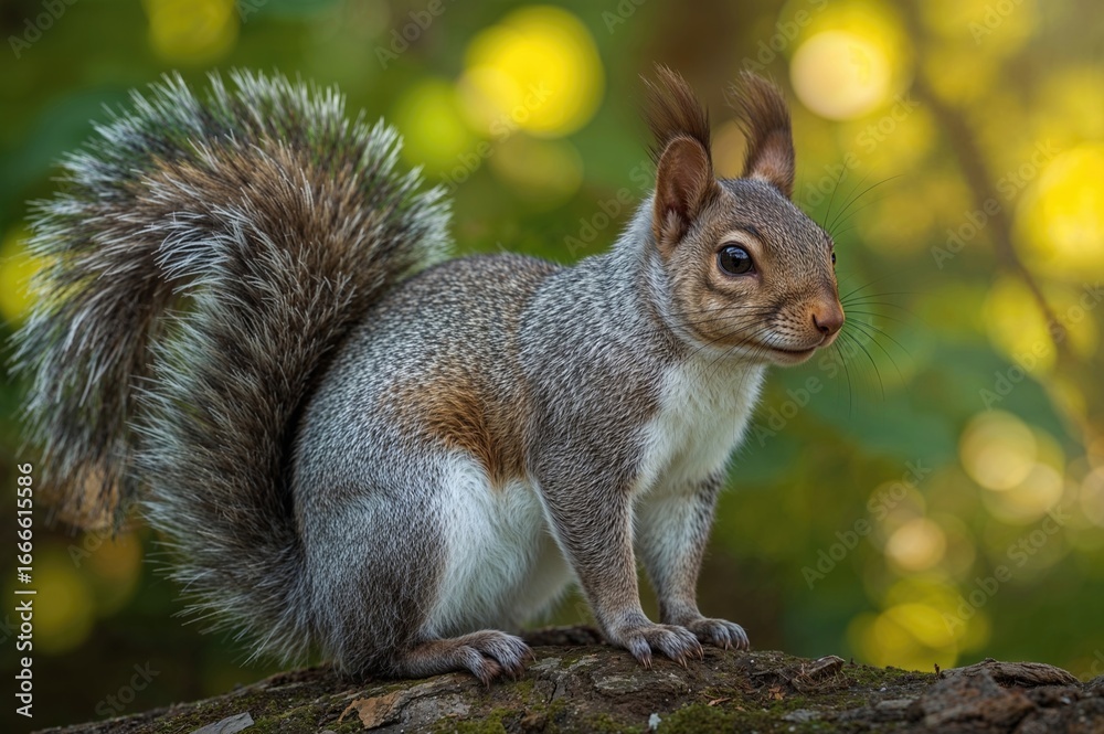 Fototapeta premium Eastern Gray Squirrel Species