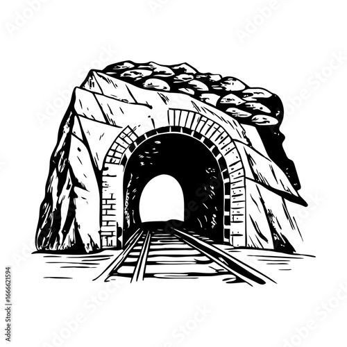 A glyph style illustration representing bolan pass