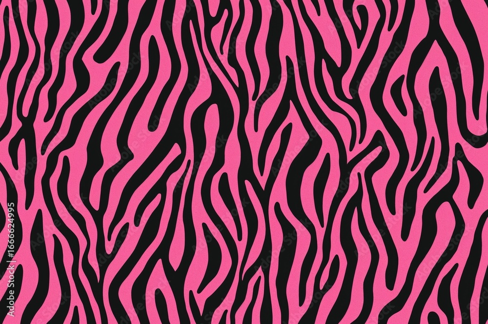 Fototapeta premium Wild animal print texture with tiger and zebra patterns