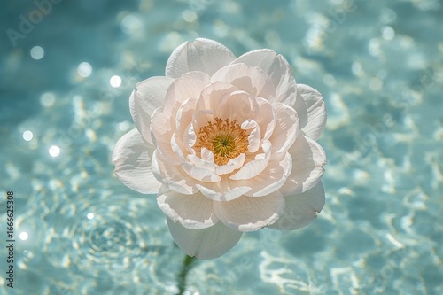 Floral backdrop emitting a pleasant scent