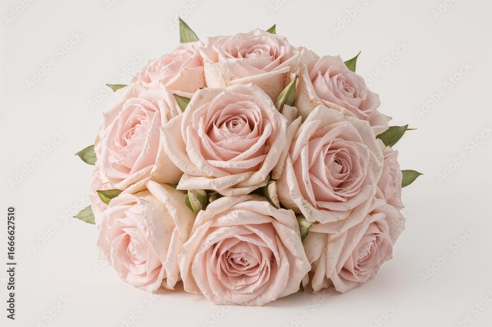 Fototapeta premium Still life featuring a large bouquet of roses
