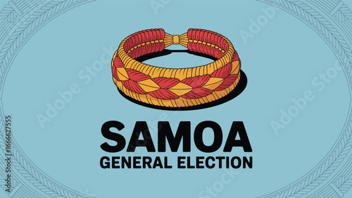 Samoa General Election Cultural Symbol Design