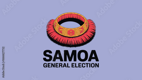 Samoa General Election Cultural Symbol Design