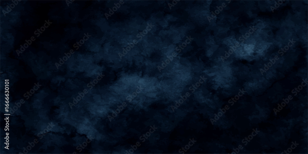Dark blue grunge texture background with a hint of lightning and storm clouds