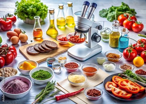 Food Science Microscopic Analysis of Ingredients and Nutrition