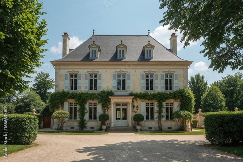 Fototapeta Naklejka Na Ścianę i Meble -  Prestigious sparkling wine producer located on a famous French street