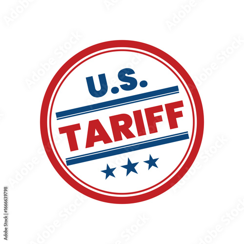 U.S. Tariff Emblem Vector Design