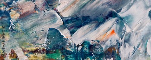 Abstract art background . Hand painting artwork on canvas .