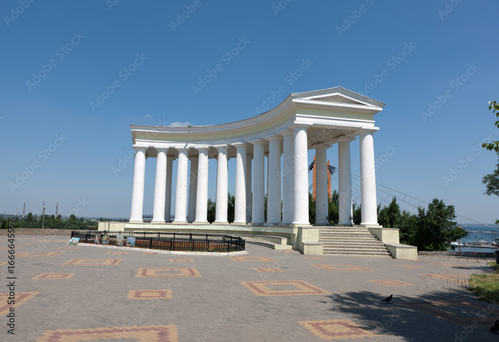 Fototapeta premium Ukraine Odessa city view on a sunny summer day