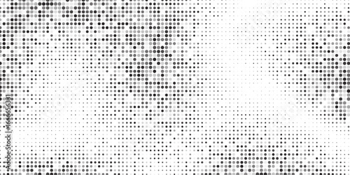 Abstract halftone gradient texture. Vanishing polka dot background. Repeating dots gradation pattern modern abstract art design