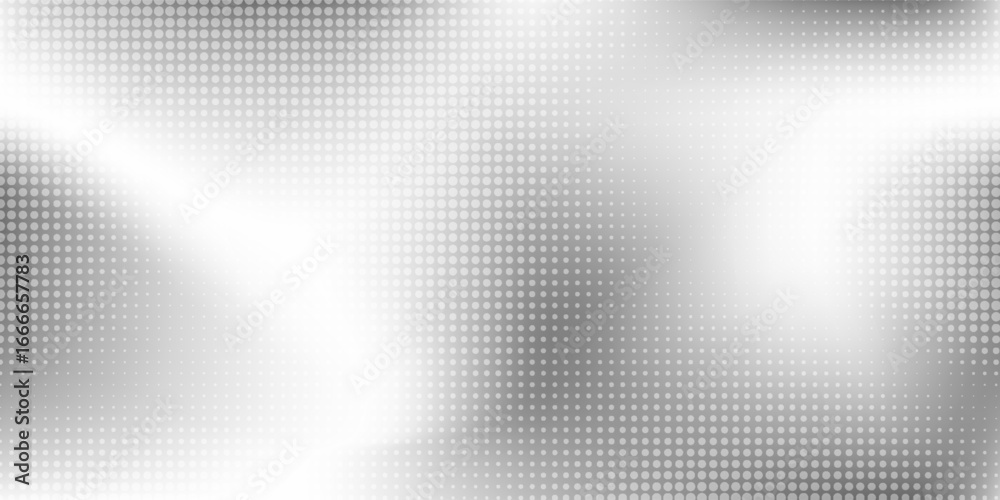 Fototapeta premium Silver foil mesh background with metal mirror texture. Chrome gradient dotted abstract art