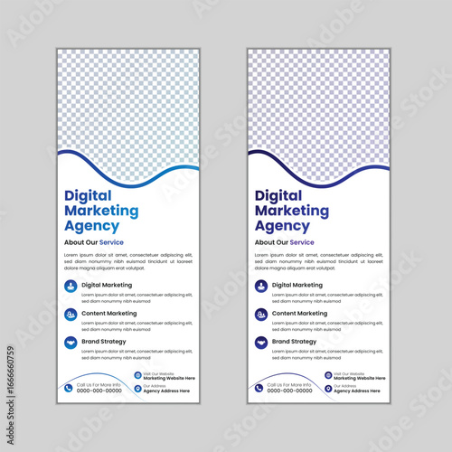 Rollup Banner Design Digital Market Agency 